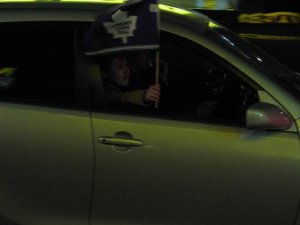 Downtown Toronto after Leafs won the Quarter Finals 30.JPG